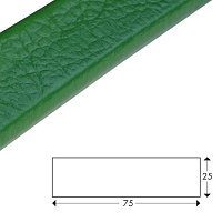 Ochranný profil 16, zelená, 7,5 cm × 2,5 cm × 100 cm